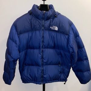 The North Face 700 Down Nuptse Puffer Jacket Blue
